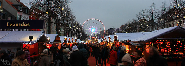 Mercado de Natal em Bruxelas