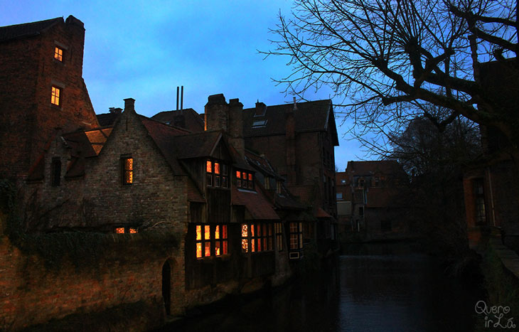 Noite em Bruges