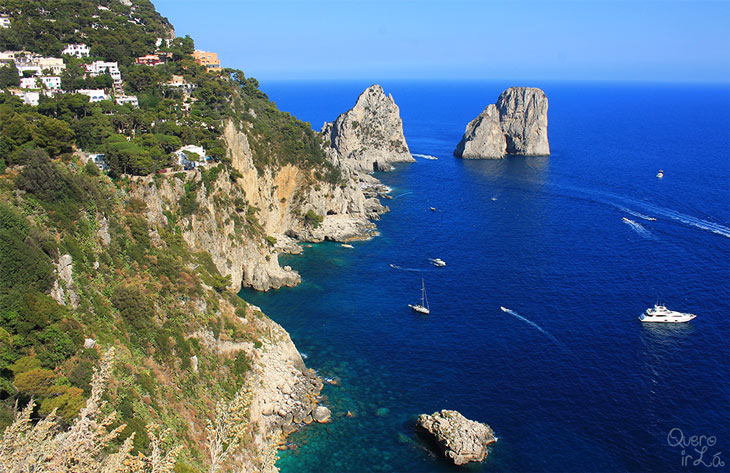 Roteiro pela ilha de Capri, Itália
