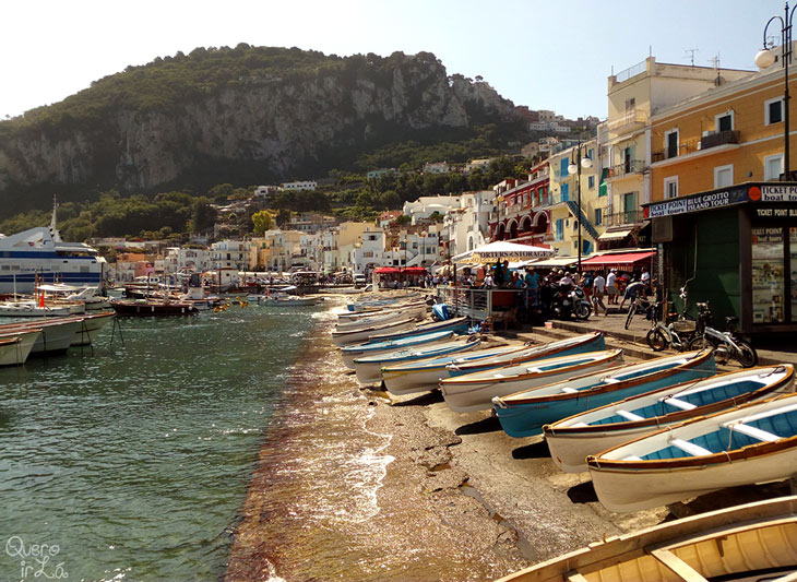 Porto de Marina Grande em Capri