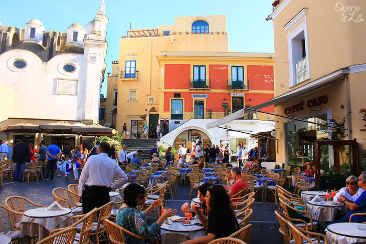 Centro de Capri, Itália
