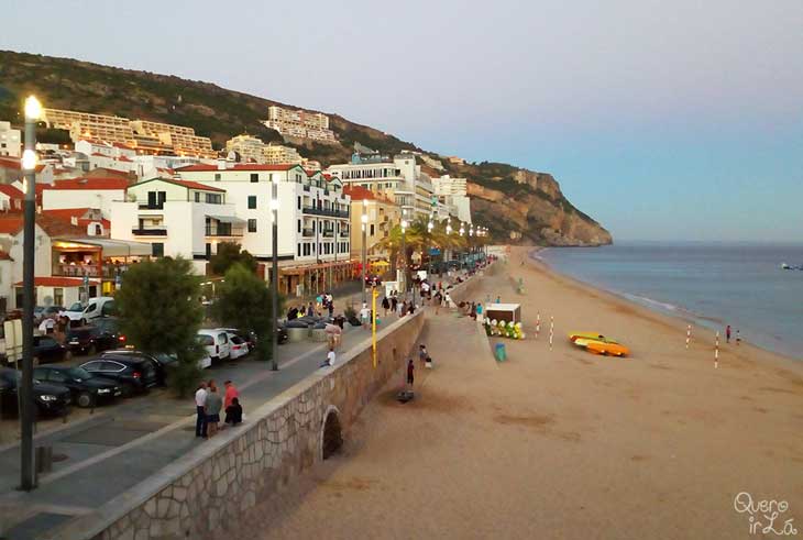 Praias de sesimbra, na região do Alentejo, Portugal