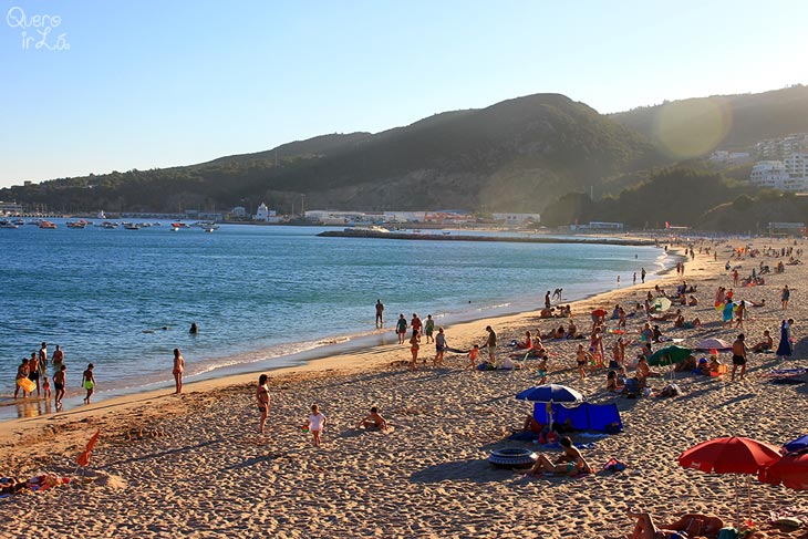 Fim de tarde em Sesimbra, Portugal