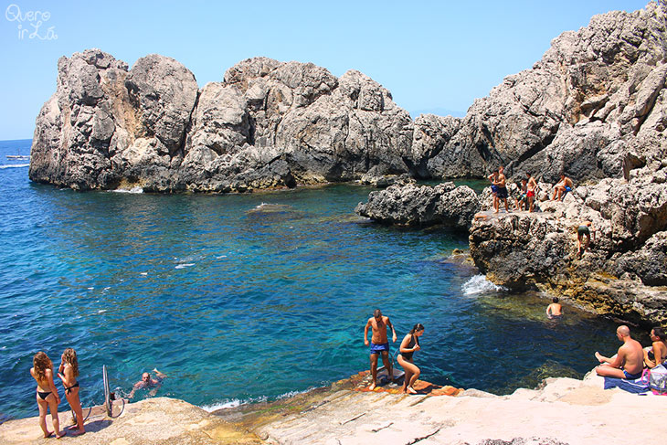 Praia do Farol em Anacapri