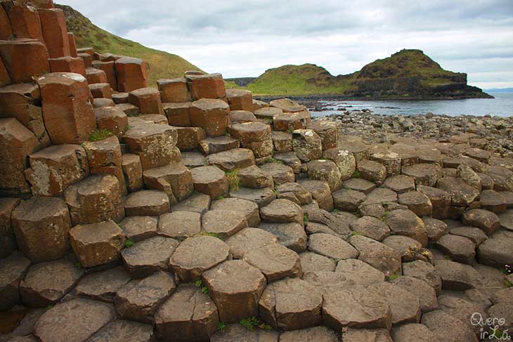 Calçada dos Gigantes na Irlanda do Norte