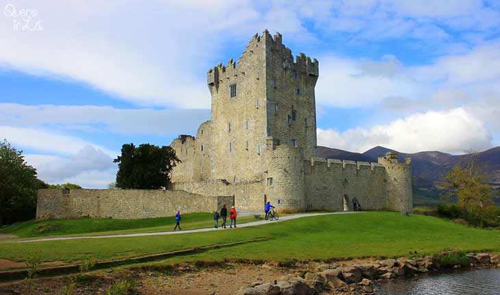 Ross Castle no Killarney National Park, na Irlanda