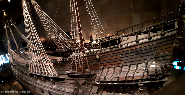 Interior do Vasa Museum
