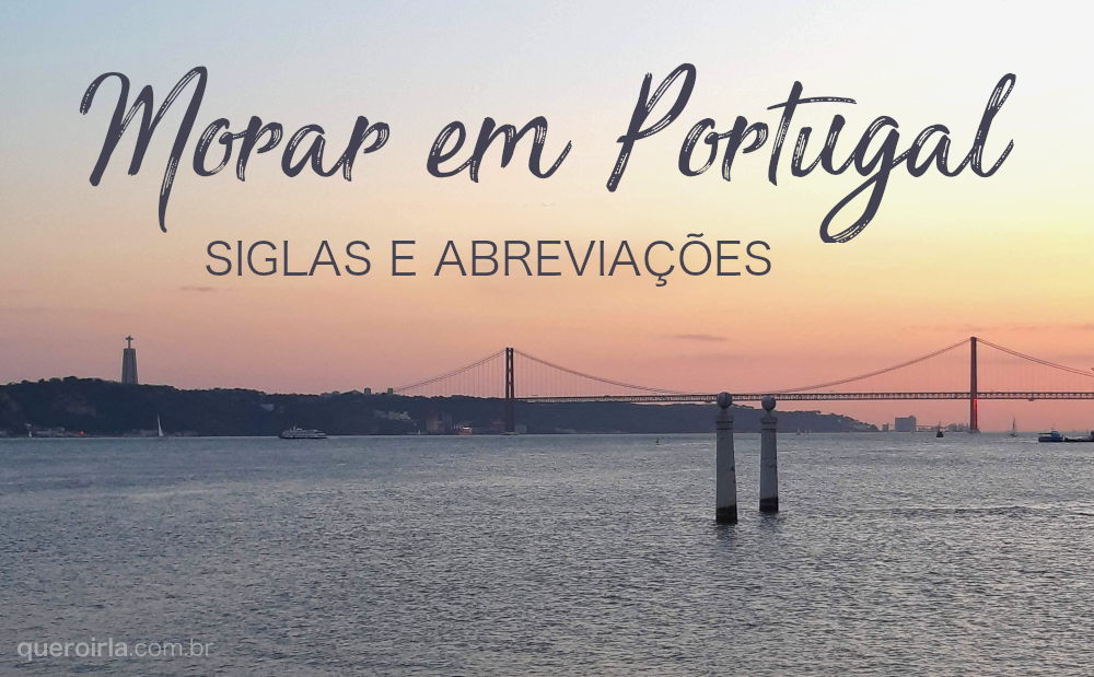 Morar em Portugal - Siglas e abreviações